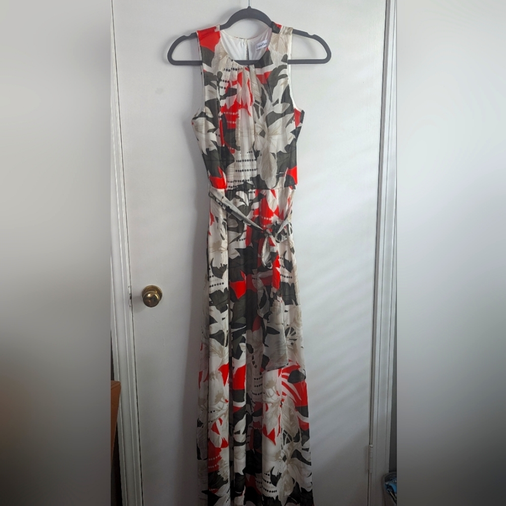 Calvin Klein Sleeveless Maxi Dress